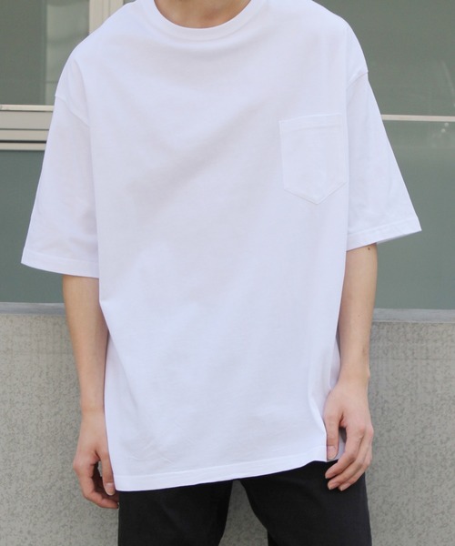 United Athle（ユナイテッドアスレ）の「【UNITED ATHLE】ユナイテッドアスレ ビッグシルエットポケットショートスリーブTシャツ 5008（Tシャツ/カットソー・メンズ・ブラック/ベージュ/ネイビー/グレー/ホワイト/グリーン・M/L/XL）」の21枚目の写真