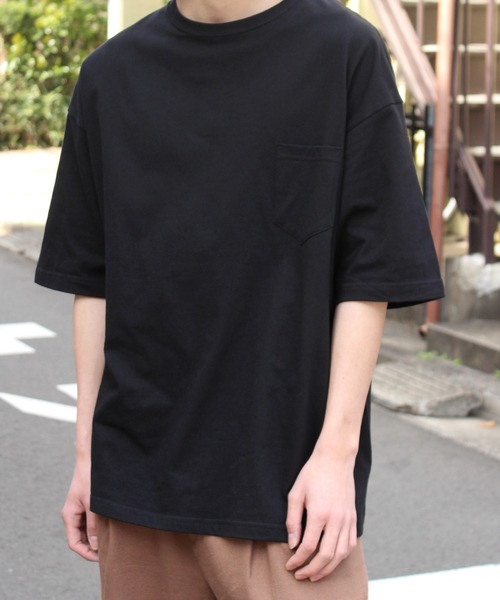 United Athle（ユナイテッドアスレ）の「【UNITED ATHLE】ユナイテッドアスレ ビッグシルエットポケットショートスリーブTシャツ 5008（Tシャツ/カットソー・メンズ・ブラック/ベージュ/ネイビー/グレー/ホワイト/グリーン・M/L/XL）」の10枚目の写真