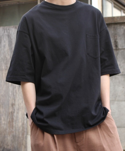 United Athle（ユナイテッドアスレ）の「【UNITED ATHLE】ユナイテッドアスレ ビッグシルエットポケットショートスリーブTシャツ 5008（Tシャツ/カットソー・メンズ・ブラック/ベージュ/ネイビー/グレー/ホワイト/グリーン・M/L/XL）」の12枚目の写真