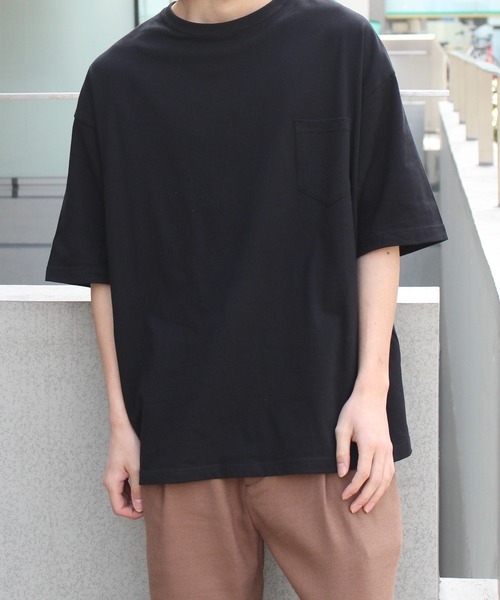 United Athle（ユナイテッドアスレ）の「【UNITED ATHLE】ユナイテッドアスレ ビッグシルエットポケットショートスリーブTシャツ 5008（Tシャツ/カットソー・メンズ・ブラック/ベージュ/ネイビー/グレー/ホワイト/グリーン・M/L/XL）」の13枚目の写真