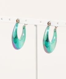 AMERICAN HOLIC | オーロラアクリルフープピアス(ピアス（両耳用）)