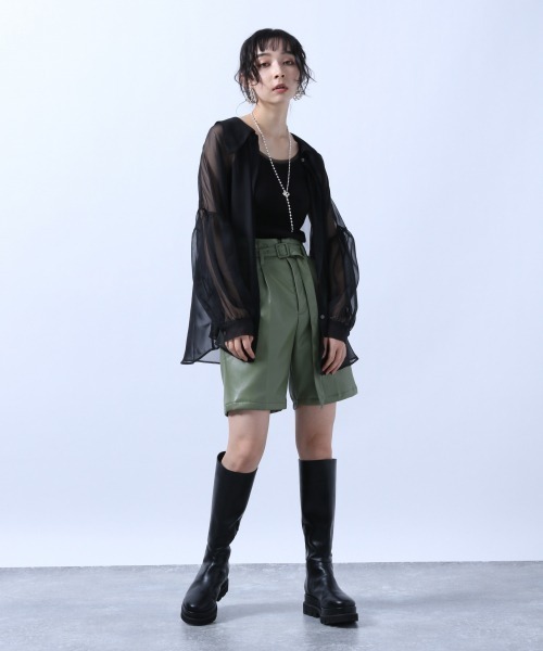 【YUMA TAKAHASHI × HARE】BIGカラーシアーシャツ YUMA TAKAHASHI×HARE】BIGカラーシアーシャツ | [公式]ハレ