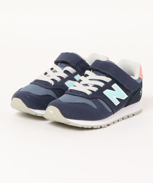 NEW BALANCE(ニューバランス)の「《New Balance》YV373(スニーカー・キッズ・グリーン/ネイビー/ピンク/ブルー系その他・19.0cm/22.0cm/21.0cm/20.0cm/17.0cm/21.5cm/23.0cm/17.5cm/20.5cm/23.5cm/22.5cm/19.5cm/18.0cm/18.5cm/24.0cm)」の1枚目の写真