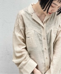 Kastane | 刺繍パイピングウエスタンシャツ(シャツ/ブラウス)