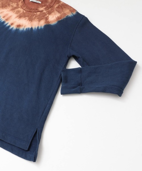 WORK NOT WORK URBAN RESEARCH（ワークノットワークアーバンリサーチ）の「WORK NOT WORK　藍染×テーチギ染スウェット（スウェット・メンズ・ブルー系その他・SMALL/MEDIUM/LARGE/X-LARGE）」の2枚目の写真