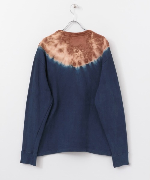 WORK NOT WORK URBAN RESEARCH（ワークノットワークアーバンリサーチ）の「WORK NOT WORK　藍染×テーチギ染スウェット（スウェット・メンズ・ブルー系その他・SMALL/MEDIUM/LARGE/X-LARGE）」の10枚目の写真