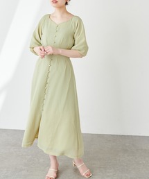 natural couture | バルーンスリーブガーリーワンピース(ワンピース)