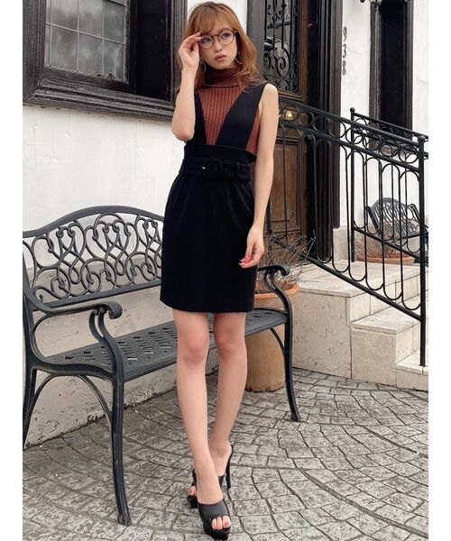 RESEXXY（リゼクシー）の「2WAYジャンスカ（スカート・レディース・ブラック/ベージュ/その他1・FREE）」の16枚目の写真