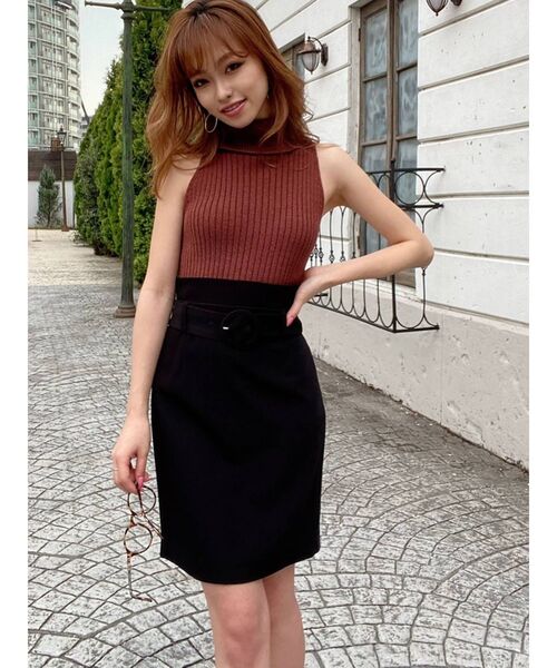 RESEXXY（リゼクシー）の「2WAYジャンスカ（スカート・レディース・ブラック/ベージュ/その他1・FREE）」の5枚目の写真