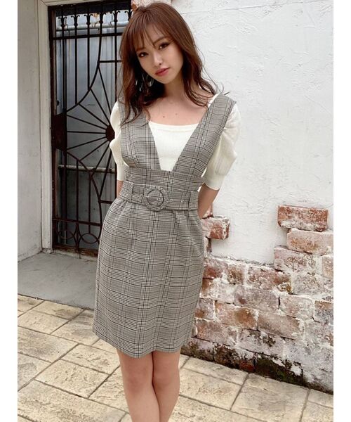 RESEXXY（リゼクシー）の「2WAYジャンスカ（スカート・レディース・ブラック/ベージュ/その他1・FREE）」の9枚目の写真