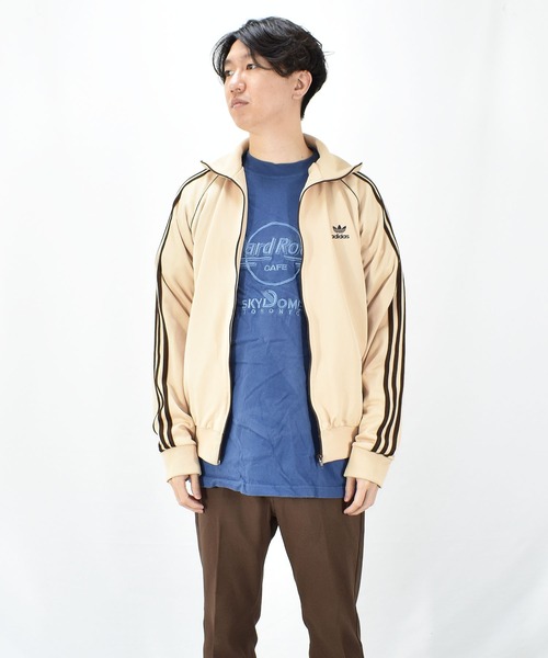 adidas(アディダス)の「【ヴィンテージ古着】adidas/アディダス フルジップ トラックジャケット ジャージ(ジャージ・メンズ・ベージュ・X-LARGE)」の2枚目の写真