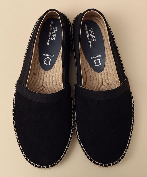 SHIPS（シップス）の「SHIPS: スエード スリッポン（スリッポン・メンズ・ブラック/ネイビー/ブラウン・40/41/42/43）」の4枚目の写真
