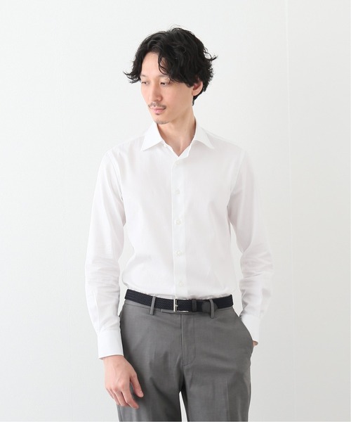 EDIFICE(エディフィス)の「セミワイド ツイル シャツ(ビジネスシャツ・メンズ・ホワイト・40/38/39/41/37)」の4枚目の写真