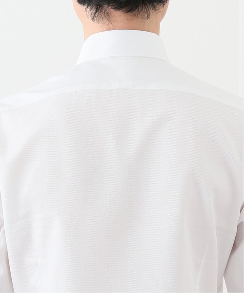 EDIFICE(エディフィス)の「セミワイド ツイル シャツ(ビジネスシャツ・メンズ・ホワイト・40/38/39/41/37)」の7枚目の写真