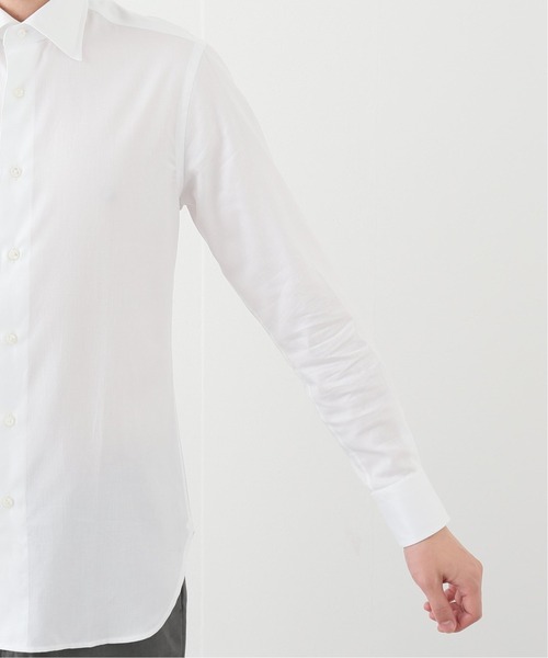 EDIFICE(エディフィス)の「セミワイド ツイル シャツ(ビジネスシャツ・メンズ・ホワイト・40/38/39/41/37)」の12枚目の写真