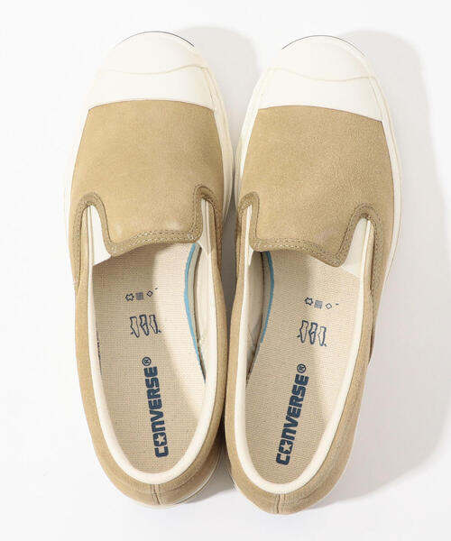 TOMORROWLAND （トゥモローランド）の「CONVERSE JACK PURCELL RET SUEDE SLIP-ON スエード スリッポンスニーカー（スニーカー・メンズ・ベージュ・8/9/8.5/7/7.5）」の8枚目の写真