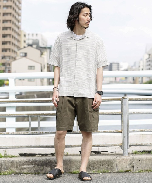 URBAN RESEARCH Sonny Label(アーバンリサーチサニーレーベル)の「イージータックワイドカーゴショーツ(その他パンツ・メンズ・オフホワイト/カーキ・MEDIUM/LARGE)」の8枚目の写真