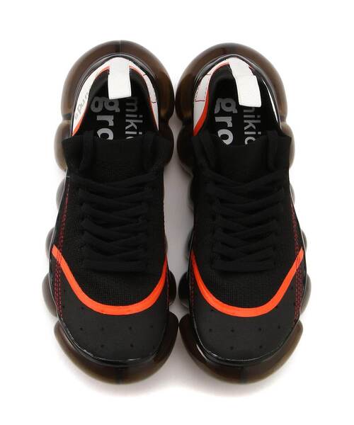 grounds（グラウンズ）の「【別注】grounds/グラウンズ/インサイドアウトBLK/W（スニーカー・レディース・ブラック・36/38/37）」の2枚目の写真