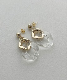 【apresjour mignon×ARIAZ】２連クリアピアス