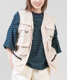 SPINNS | 【ゆったりサイズ】ビッグシルエットフィッシングベスト(ベスト)