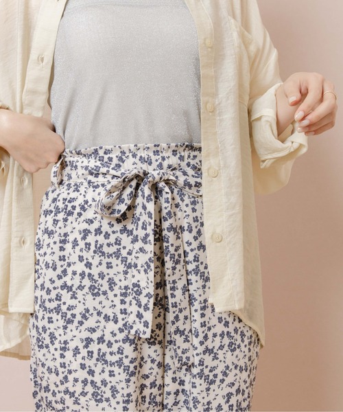 flower（フラワー）の「シックフラワーパンツ（その他パンツ・レディース・ブラック/アイボリー・FREE）」の9枚目の写真