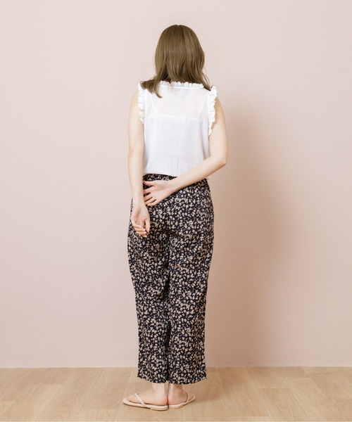 flower（フラワー）の「シックフラワーパンツ（その他パンツ・レディース・ブラック/アイボリー・FREE）」の12枚目の写真
