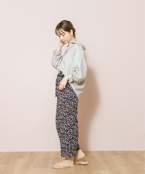 flower（フラワー）の「シックフラワーパンツ（その他パンツ・レディース・ブラック/アイボリー・FREE）」の18枚目の写真