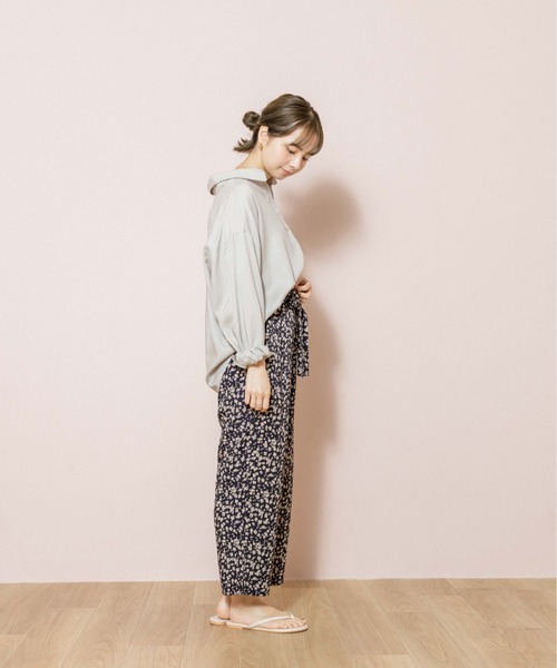 flower（フラワー）の「シックフラワーパンツ（その他パンツ・レディース・ブラック/アイボリー・FREE）」の20枚目の写真