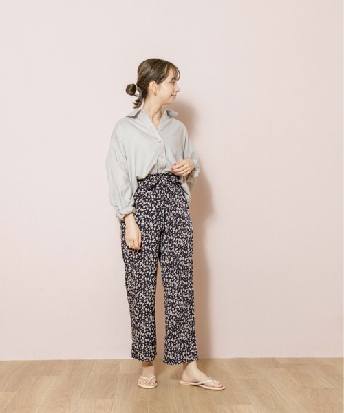 flower（フラワー）の「シックフラワーパンツ（その他パンツ・レディース・ブラック/アイボリー・FREE）」の17枚目の写真