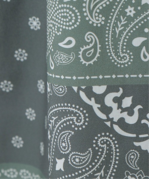 VENCEEXCHANGE（ヴァンスエクスチェンジ）の「バンダナプリントシャツ（シャツ/ブラウス・メンズ・ブラック/ベージュ/ネイビー/グリーン・M/L）」の12枚目の写真