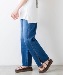 WEGO | WEGO/サイドスリットストレートパンツ(デニムパンツ)