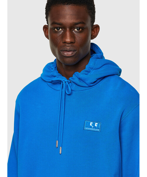 DIESEL（ディーゼル）の「メンズ スウェットパーカー ロゴ フーディー（パーカー・メンズ・ブラック/その他/ブルー/ホワイト・SMALL/MEDIUM/LARGE/XX-LARGE/X-SMALL/X-LARGE）」の6枚目の写真