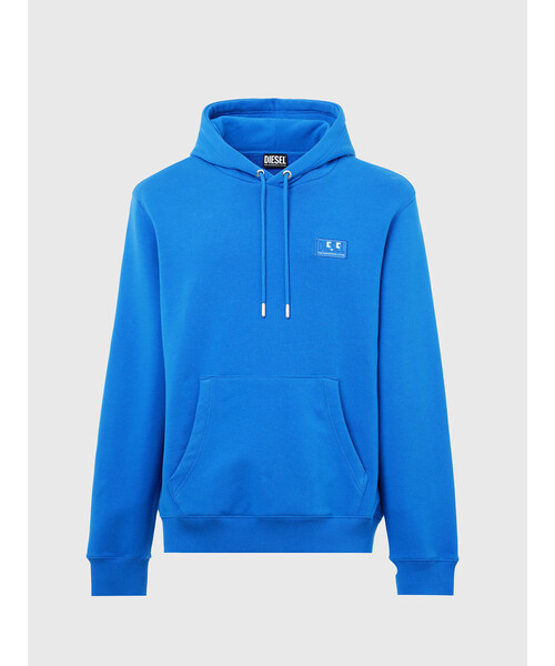 DIESEL（ディーゼル）の「メンズ スウェットパーカー ロゴ フーディー（パーカー・メンズ・ブラック/その他/ブルー/ホワイト・SMALL/MEDIUM/LARGE/XX-LARGE/X-SMALL/X-LARGE）」の8枚目の写真