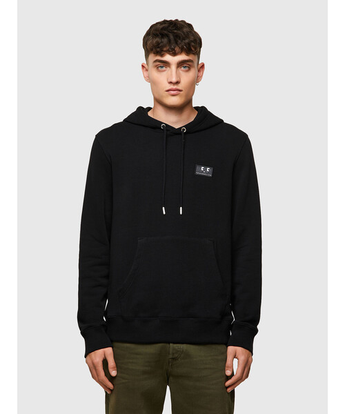 DIESEL（ディーゼル）の「メンズ スウェットパーカー ロゴ フーディー（パーカー・メンズ・ブラック/その他/ブルー/ホワイト・SMALL/MEDIUM/LARGE/XX-LARGE/X-SMALL/X-LARGE）」の14枚目の写真