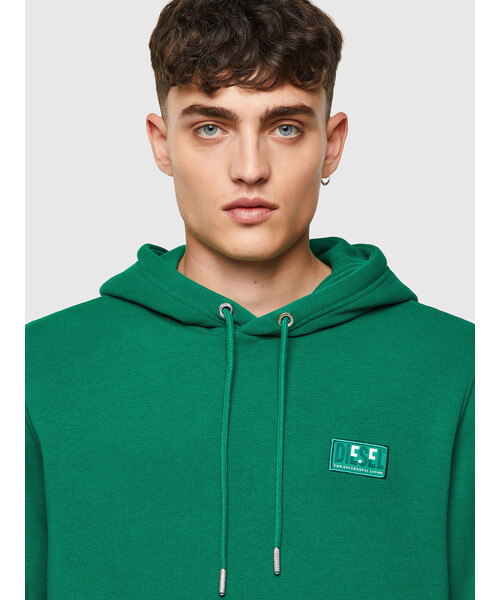 DIESEL（ディーゼル）の「メンズ スウェットパーカー ロゴ フーディー（パーカー・メンズ・ブラック/その他/ブルー/ホワイト・SMALL/MEDIUM/LARGE/XX-LARGE/X-SMALL/X-LARGE）」の15枚目の写真