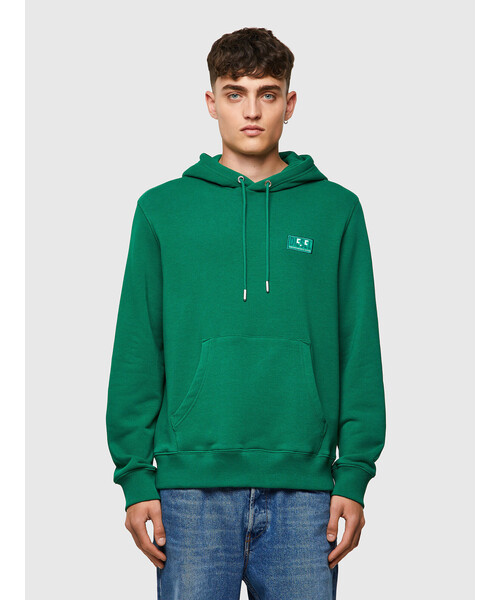 DIESEL（ディーゼル）の「メンズ スウェットパーカー ロゴ フーディー（パーカー・メンズ・ブラック/その他/ブルー/ホワイト・SMALL/MEDIUM/LARGE/XX-LARGE/X-SMALL/X-LARGE）」の19枚目の写真