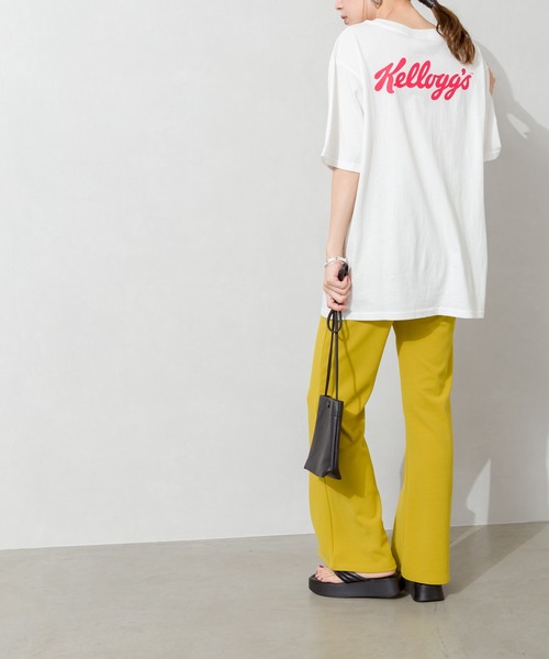 SpRay(スプレイ)の「Kellogg’s BACKロゴ Tシャツ(Tシャツ/カットソー・レディース・チャコールグレー/ブラック/オフホワイト・FREE)」の6枚目の写真