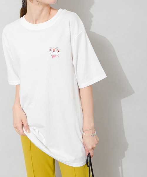 SpRay(スプレイ)の「Kellogg’s BACKロゴ Tシャツ(Tシャツ/カットソー・レディース・チャコールグレー/ブラック/オフホワイト・FREE)」の7枚目の写真