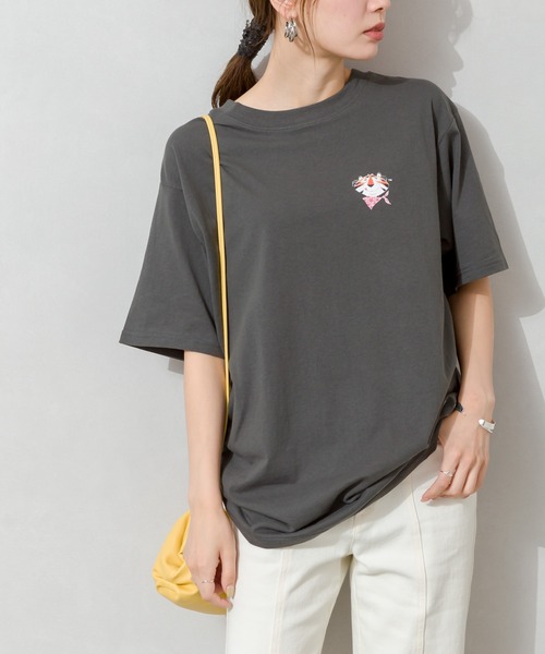 SpRay(スプレイ)の「Kellogg’s BACKロゴ Tシャツ(Tシャツ/カットソー・レディース・チャコールグレー/ブラック/オフホワイト・FREE)」の10枚目の写真