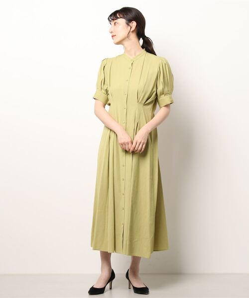 N.（N. Natural Beauty Basic）（エヌエヌナチュラルビューティーベーシック）の「◆ボリュームスリーブシャツワンピース（シャツワンピース・レディース・モカ/ブルー/イエロー・MEDIUM）」の17枚目の写真