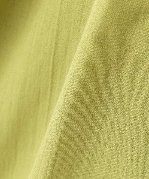 N.（N. Natural Beauty Basic）（エヌエヌナチュラルビューティーベーシック）の「◆ボリュームスリーブシャツワンピース（シャツワンピース・レディース・モカ/ブルー/イエロー・MEDIUM）」の14枚目の写真