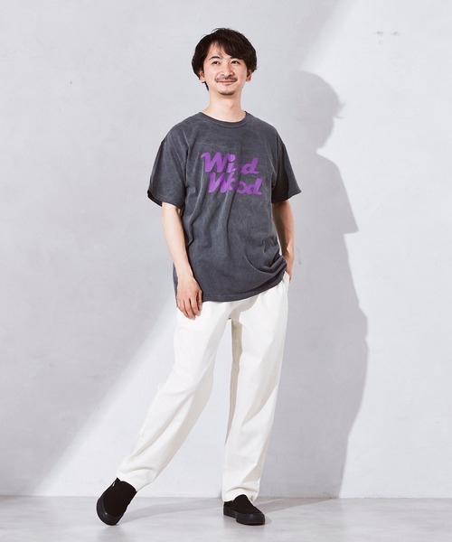 JOURNAL STANDARD relume（ジャーナルスタンダード　レリューム）の「【THE DAY ON THE BEACH/ザ・デイ・オンザビーチ】WILD WOOD Tシャツ（Tシャツ/カットソー・メンズ・ホワイト/ブラック・M/L）」の8枚目の写真