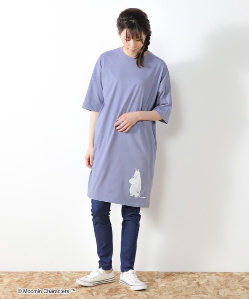 CINEMA CLUB（シネマクラブ）の「デニムパギンスロング丈（デニムパンツ・レディース・ライトインディゴブルー/ワンウォッシュ・LL/S/M/L）」の13枚目の写真