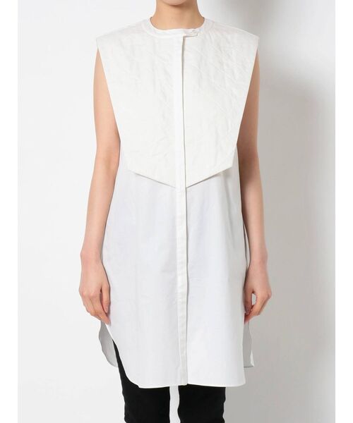 LAGUNAMOON（ラグナムーン）の「キルティングブザムノースリーブブラウス（シャツ/ブラウス・レディース・ホワイト/ブラック/カーキ・FREE）」の9枚目の写真