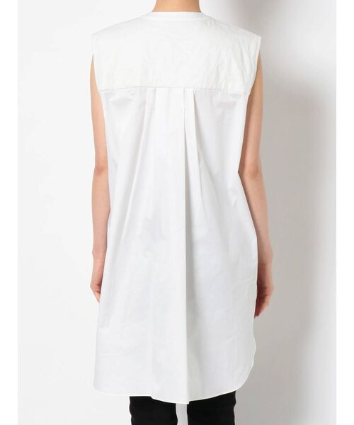 LAGUNAMOON（ラグナムーン）の「キルティングブザムノースリーブブラウス（シャツ/ブラウス・レディース・ホワイト/ブラック/カーキ・FREE）」の4枚目の写真