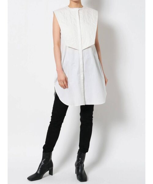 LAGUNAMOON（ラグナムーン）の「キルティングブザムノースリーブブラウス（シャツ/ブラウス・レディース・ホワイト/ブラック/カーキ・FREE）」の18枚目の写真