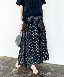 IENA | 【ne Quittez pas/ヌキテパ】別注ドットスカート◆(スカート)
