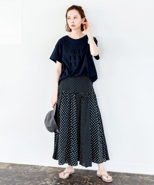 IENA（イエナ）の「【ne Quittez pas/ヌキテパ】別注ドットスカート◆（スカート・レディース・ブラック系その他・40/38）」の14枚目の写真