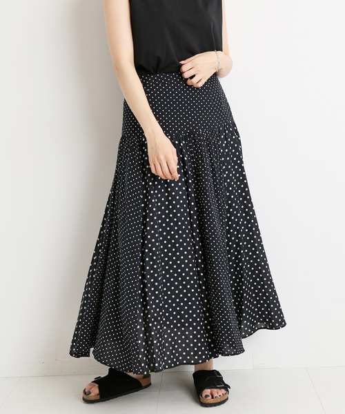 IENA（イエナ）の「【ne Quittez pas/ヌキテパ】別注ドットスカート◆（スカート・レディース・ブラック系その他・40/38）」の22枚目の写真