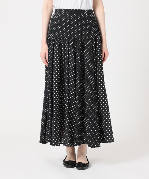 IENA（イエナ）の「【ne Quittez pas/ヌキテパ】別注ドットスカート◆（スカート・レディース・ブラック系その他・40/38）」の4枚目の写真